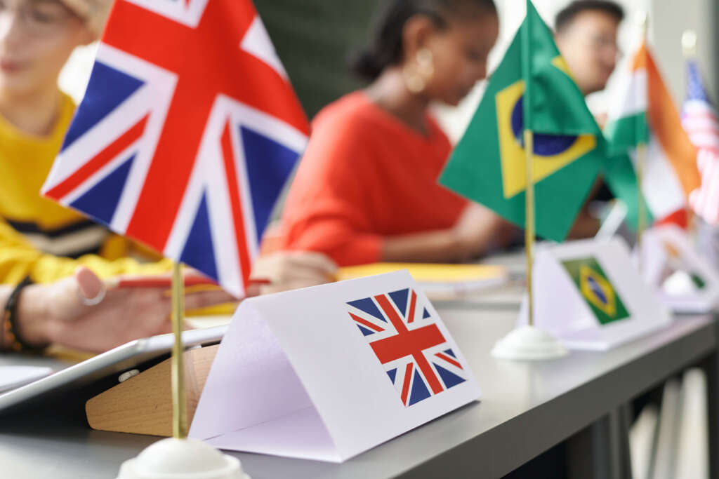 close up of flags on table 2025 03 18 22 20 41 utc 2